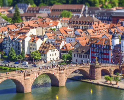Billede af byen Heidelberg til easydb for universitetet i Heidelberg