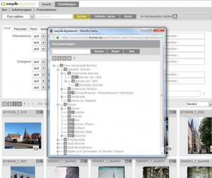 Screenshot of easydb digital-asset from Programmfabrik at LIS Bremen