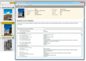 Screenshot of easydb digital-asset from Programmfabrik at LIS Bremen