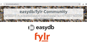 Screenshot von der Website der easydb/fylr-Community