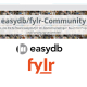 Screenshot from easydb / fylr community website