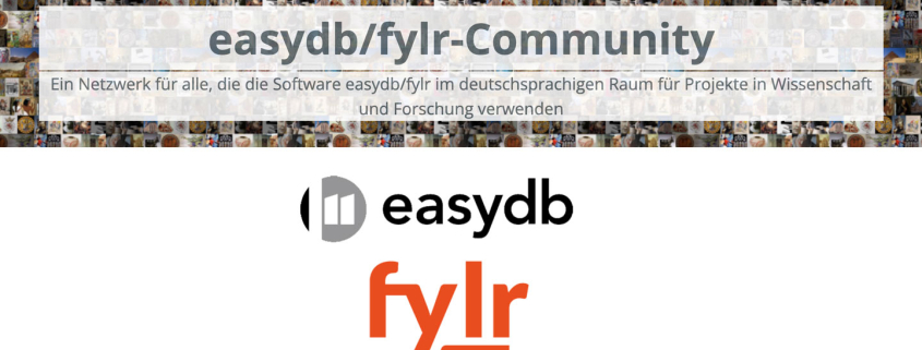 Screenshot von der Website der easydb/fylr-Community