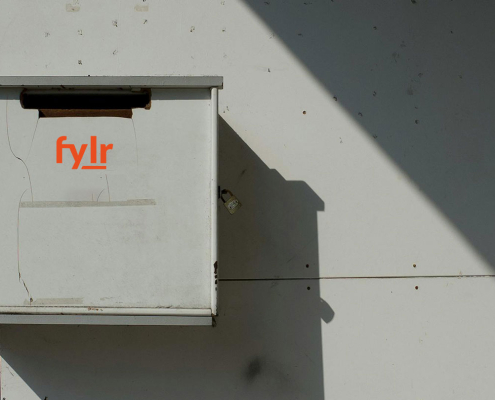 Letterbox with fylr logo