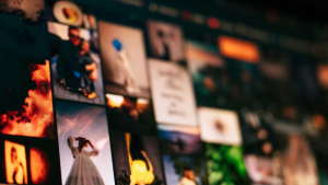 Foto mit einer digitalen Bibliothek von Fotos für Digitale Sammlungen online